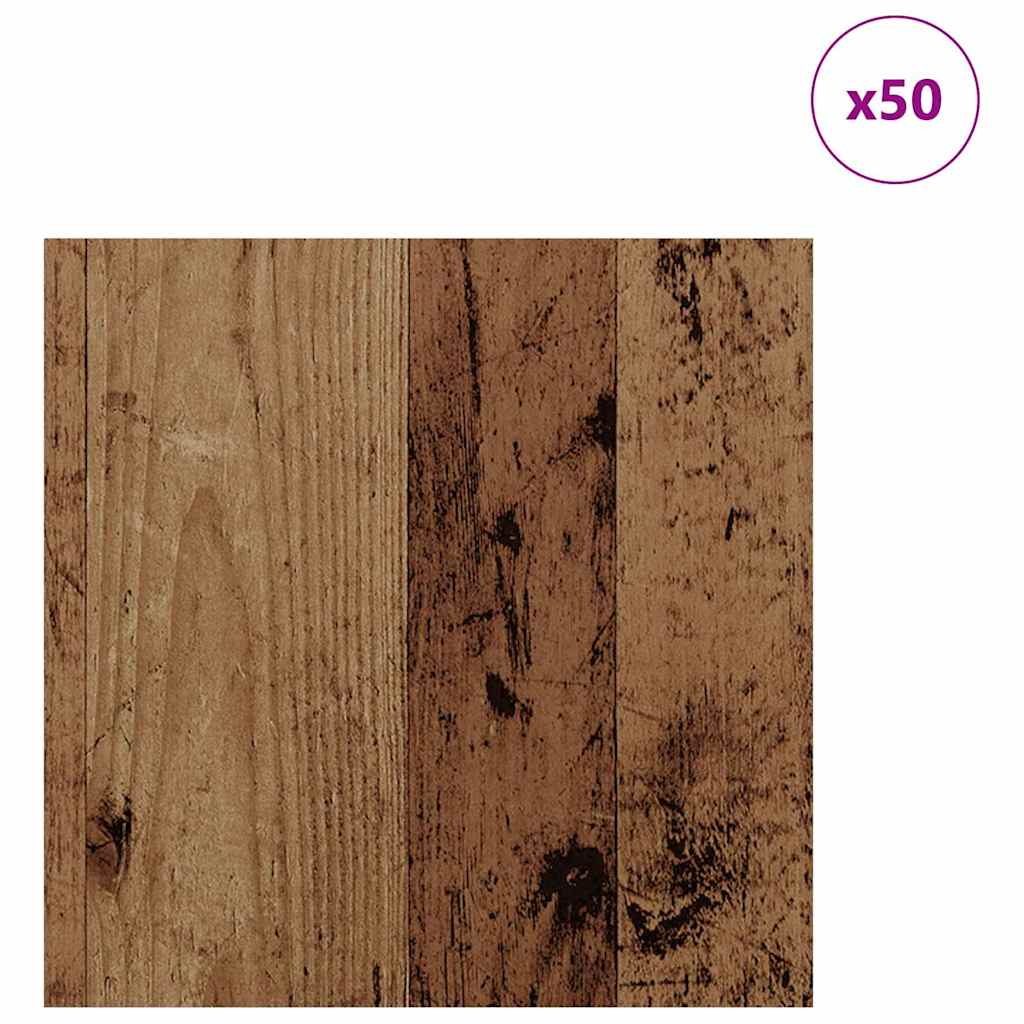 Pannelli decorativi Vidaxx 50 pezzi legno vecchio 30 x 30 x 0,27 cm legno composito