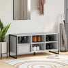 Zapatero vidaxl gris sonoma 60 x 35 x 44 cm acabado madera