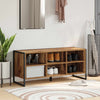 VidaXL zapatero con almacenaje madera vieja 60 x 35 x 44 cm madera procesada