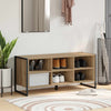 Vidaxl schoenenkast ambachtelijk eiken 60 x 35 x 44 cm bewerkt hout