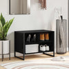 VidaXL zapatero roble negro 60 x 35 x 44 cm acabado madera