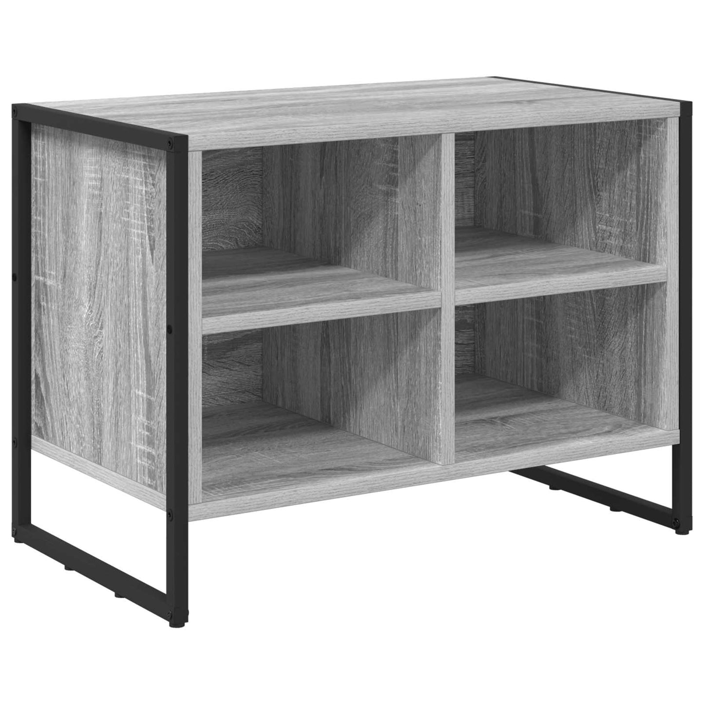 Zapatero vidaxl gris sonoma 60 x 35 x 44 cm acabado madera