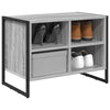 Zapatero vidaxl gris sonoma 60 x 35 x 44 cm acabado madera
