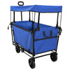 Trolley a mano pieghevole Vidaxx nero 105 x 56,5 x 116 cm tessuto oxford