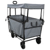 Trolley pieghevole Vidaxx grigio 105 x 56,5 x 116 cm tessuto oxford