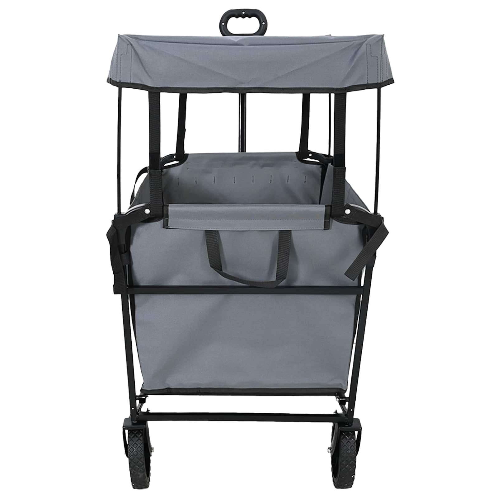 Trolley pieghevole Vidaxx grigio 105 x 56,5 x 116 cm tessuto oxford