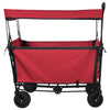 Trolley pieghevole Vidaxx rosso 105 x 56,5 x 116 cm tessuto oxford