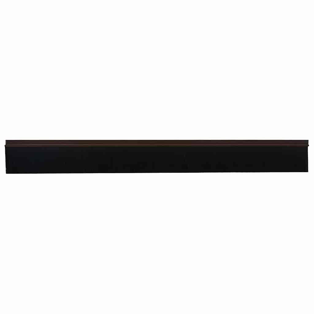 Spazzole per porte autoadesive Vidaxx 2 pezzi marrone 100 cm in lega di alluminio