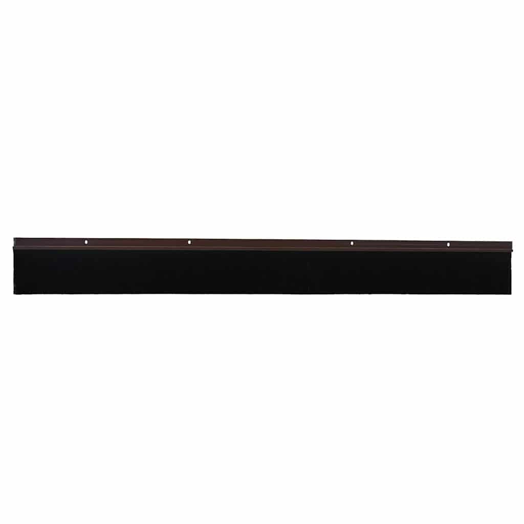 Vidaxl schroefbare deurborstelafsluitingen 2 pcs bruin 100 cm