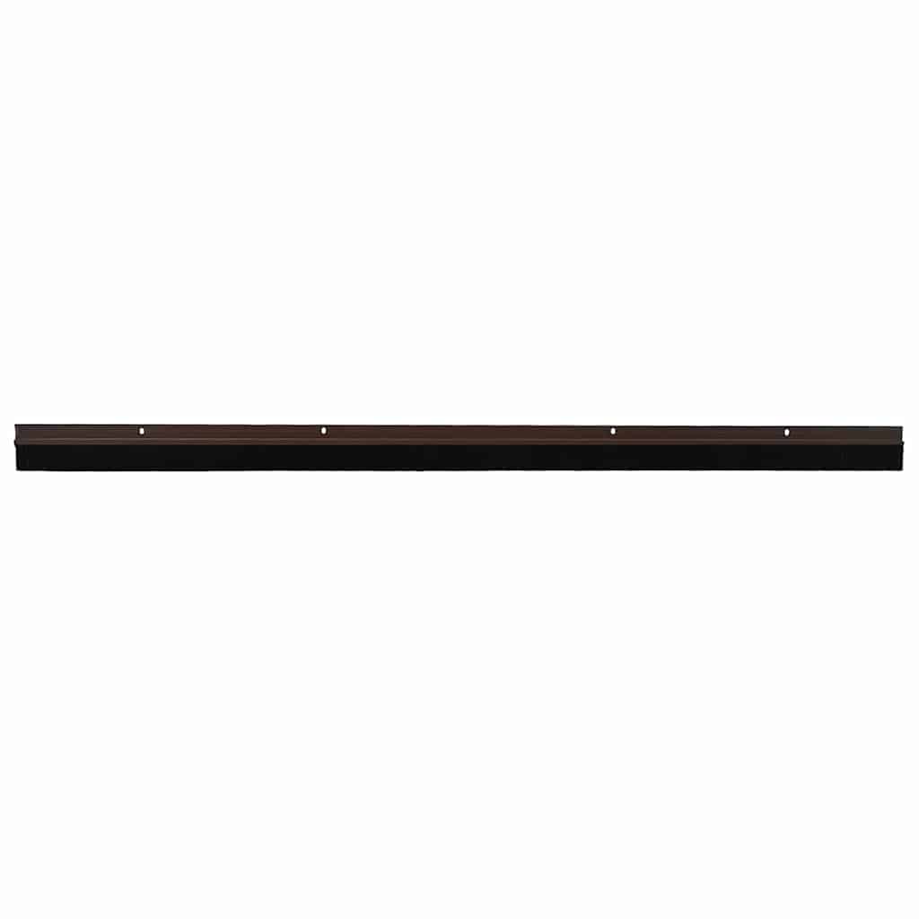 Vidaxl schroefbare deurborstelafsluitingen 6 pcs bruin 100 cm