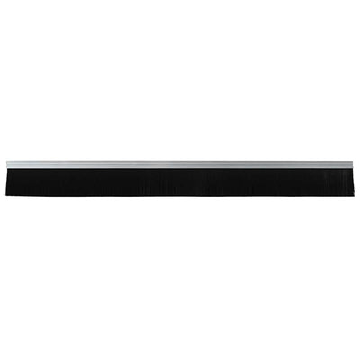 Vidaxl zelfklevende deurborstels 2 pcs zilver 100 cm
