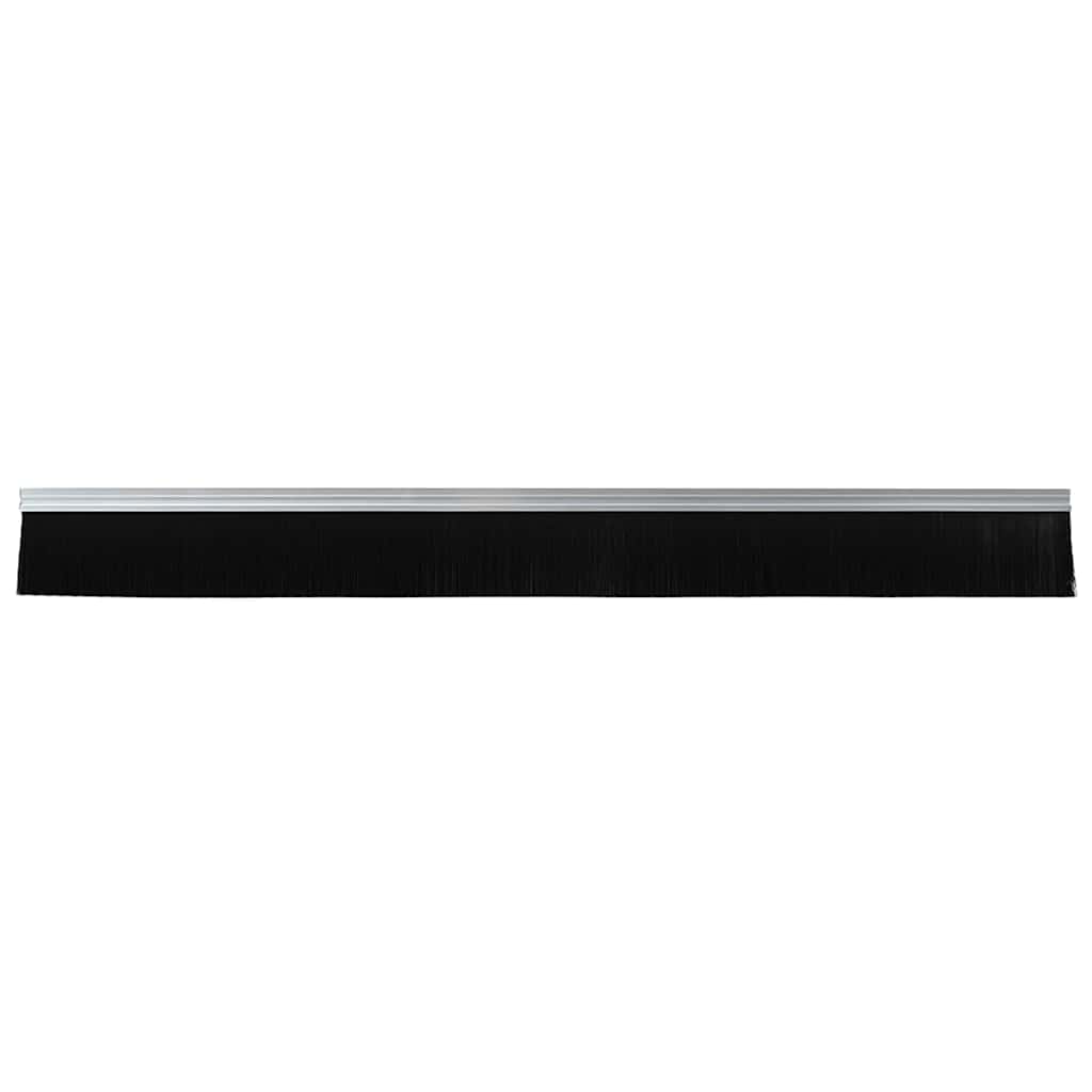 Vidaxx spazzole per porte autoadesive 12 pezzi argento 100 cm