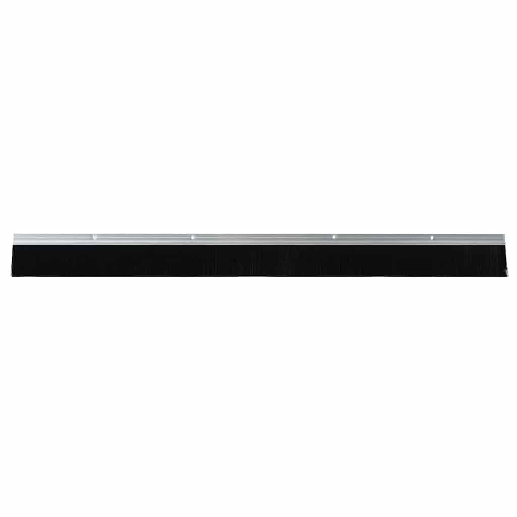 Vidaxl schroefbare deurborstelafsluitingen 2 pcs zilver 100 cm