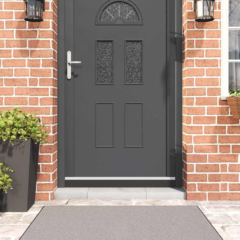 Spazzole per porte autoadesive Vidaxx 12 pezzi bianco 100 cm in lega di alluminio