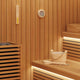 Vidaxl sauna accessoire set 4 pcs bruin massief vurenhout en hennep