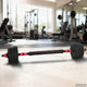 Set manubri-bilanciere VidaXL 2 in 1 30 kg nero e rosso