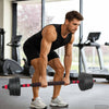 Set manubri-bilanciere VidaXL 2 in 1 30 kg nero e rosso