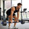 Set manubri-bilanciere VidaXL 2 in 1 30 kg nero e blu