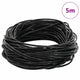 Cordoncino in cuoio Vidaxxl nero ø1 mm x 5 m cuoio