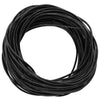 Vidaxl leren koord zwart ø1 mm x 5 m leer