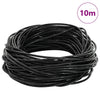 Vidaxl leren koord zwart ø1 mm x 10 m leer