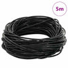 Cordoncino in cuoio Vidaxl nero ø1,5 mm x 5 m cuoio