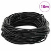 Vidaxl leren koord zwart ø2 mm x 10 m leer