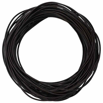 Vidaxl leren koord donkerbruin ø1 mm x 5 m leer