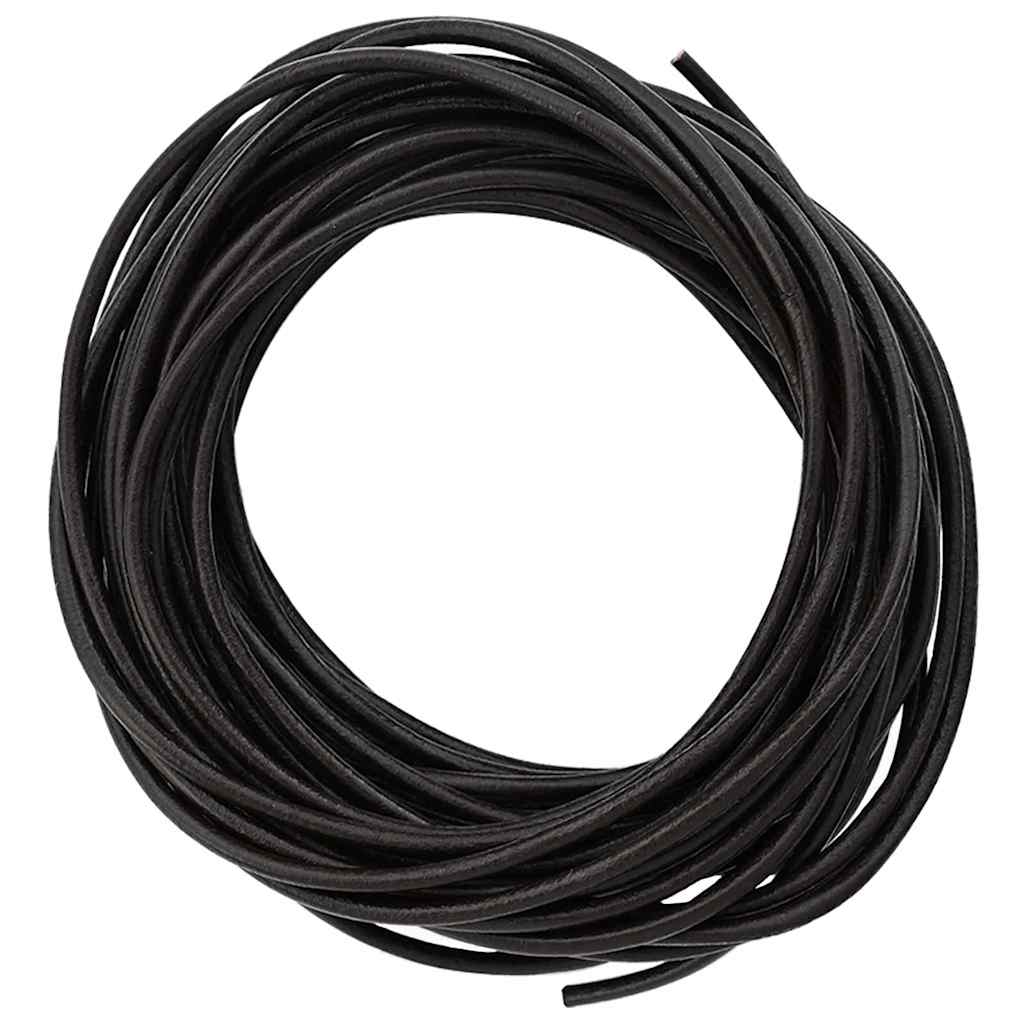 Vidaxl leren koord donkerbruin ø2,5 mm x 50 m leer