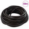 Vidaxl leren koord donkerbruin ø4 mm x 50 m leer