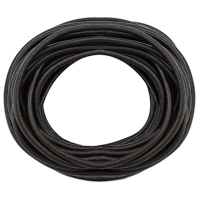 Cordino in cuoio Vidaxl marrone scuro ø4 mm x 50 m cuoio