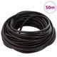 Vidaxl leren koord donkerbruin ø5 mm x 50 m leer