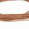 Cordón de cuero vidaxl marrón ø1 mm x 50 m cuero