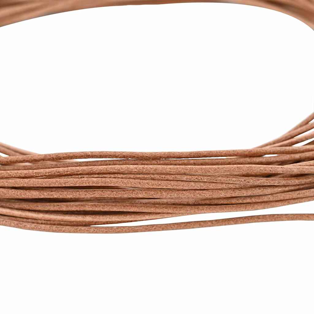 Cordoncino in cuoio Vidaxl marrone ø1,5 mm x 5 m cuoio
