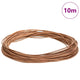 Vidaxl leren koord bruin ø1,5 mm x 10 m leer