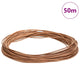 Vidaxl leren koord bruin ø2,5 mm x 5 m leer