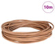 Vidaxl leren koord bruin ø3 mm x 10 m leer