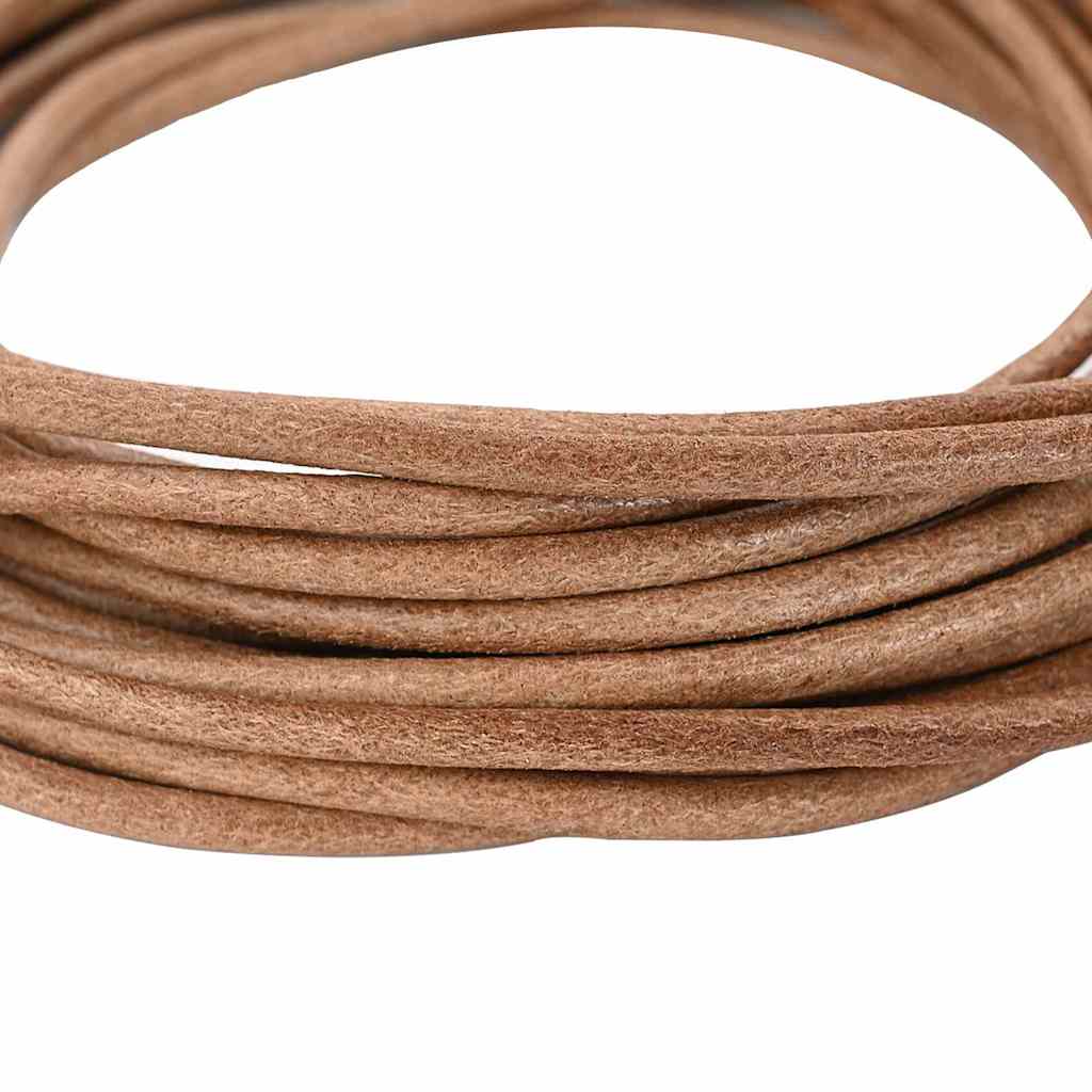Vidaxl leren koord bruin ø4 mm x 10 m leer