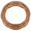 Cordón de cuero vidaxl marrón ø4 mm x 50 m cuero