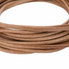 Vidaxl leren koord bruin ø5 mm x 50 m leer