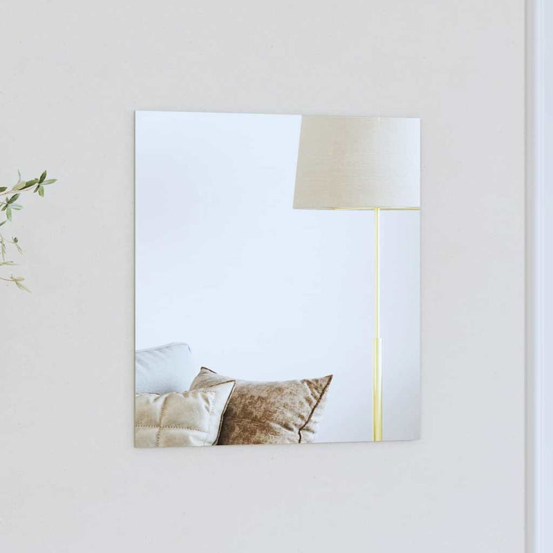 Vidaxl wandspiegel vierkant 40 x 40 cm gehard glas