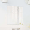 Vidaxl wandspiegel vierkant 40 x 40 cm gehard glas
