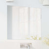 Vidaxx espejo de pared cuadrado 60 x 60 cm vidrio templado