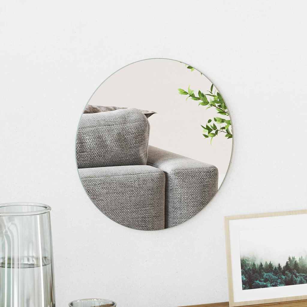 Vidaxx espejo de pared redondo ø 30 cm vidrio templado