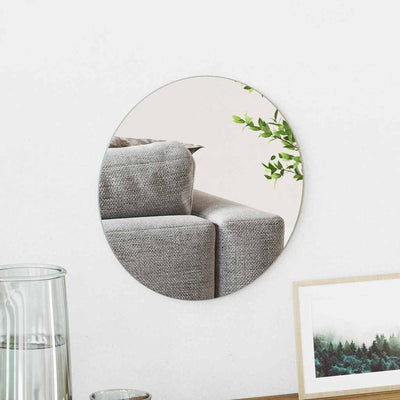 Vidaxx espejo de pared redondo ø 30 cm vidrio templado