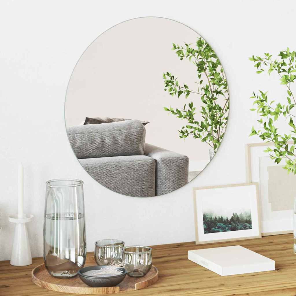 Vidaxx espejo de pared redondo ø 50 cm vidrio templado