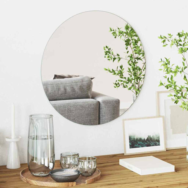 Vidaxx espejo de pared redondo ø 50 cm vidrio templado