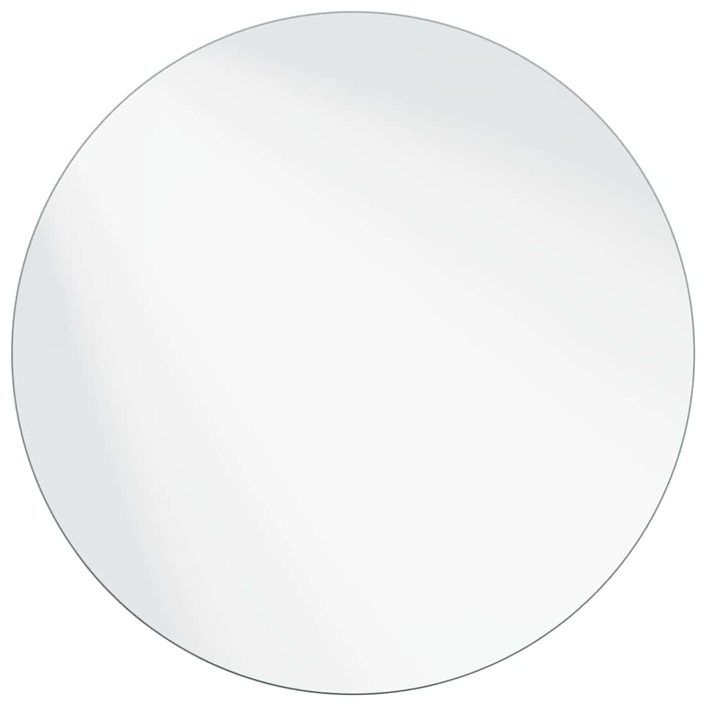 Vidaxl wandspiegel rond ø 70 cm gehard glas