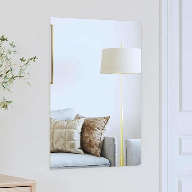 Vidaxx espejo de pared rectangular 70 x 50 cm vidrio templado
