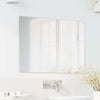 Vidaxx espejo de pared rectangular 70 x 50 cm vidrio templado